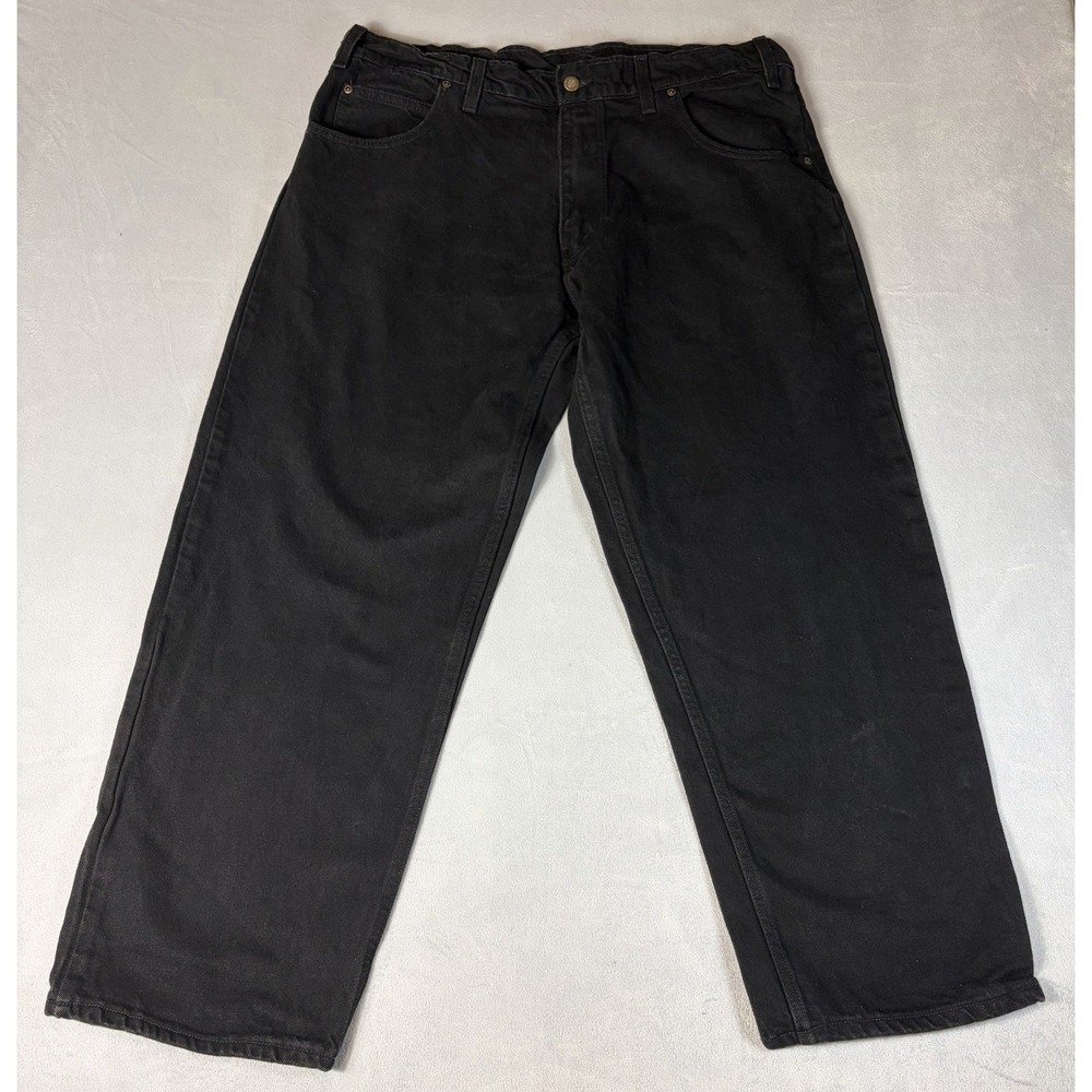 Prsn Blu Denim Made By Real Inmates USA Men's Jeans Black Size 40x30 Cotton